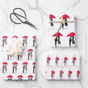 Feuille De Papier Cadeau Mariage douche Anniversaire de mariage Romantique 