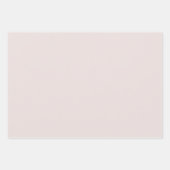 Feuille De Papier Cadeau Mariage floral rose crème Bourgogne (Devant 2)