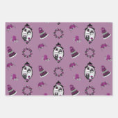 Feuille De Papier Cadeau Mariage Halloween (Devant 2)