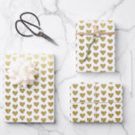 Feuille De Papier Cadeau Mariage Motif Elegant Gold Hearts<br><div class="desc">Un don mariage dans un motif de feuille de coeur en faux or fait une présentation géniale. Idéal pour les jeunes mariés,  les douches nuptiales,  les wedding showers,  les nouvelles maisons,  les douches fiançailles,  la Saint-Valentin,  et plus encore.</div>