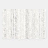 Feuille De Papier Cadeau Mariage Rayures Blanches Grises (Devant 2)