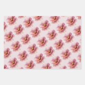 Feuille De Papier Cadeau  Mariage Rose  (Devant 2)
