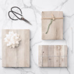 Feuille De Papier Cadeau Mariage Rustique Faux Crème Blanc Bois<br><div class="desc">Mariage Rustique Faux Crème Blanc Bois</div>