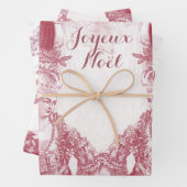 Feuille De Papier Cadeau Marie Antoinette Joyeux Noel (En situation)