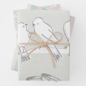 Feuille De Papier Cadeau Mariée (En situation)