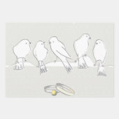 Feuille De Papier Cadeau Mariée (Devant)