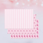 Feuille De Papier Cadeau Mariée surprise personnalisée<br><div class="desc">C'est la cerise sur le gâteau ! Célébrez la future mariée avec ces papiers d'emballage de fête de mariage rose amusants.</div>
