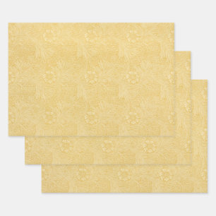 Feuille De Papier Cadeau Marigold par William Morris, Vintage Garden Flower