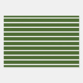 Feuille De Papier Cadeau Marine nautique et Green (Devant 2)