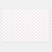 Feuille De Papier Cadeau Marine nautique et rose (Devant 3)