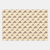 Feuille De Papier Cadeau Marlin Motif Bundle (Devant 3)