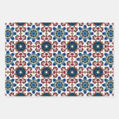 Feuille De Papier Cadeau , marocain, mosaïque, turc, (Devant)