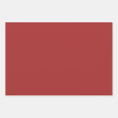 Feuille De Papier Cadeau Maroon brun moderne (Devant 2)