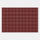 Feuille De Papier Cadeau Maroon et gris Motifs mixtes (Devant 3)