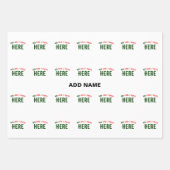 FEUILLE DE PAPIER CADEAU MARQUE BLANCHE MODERNE ET PERSONNALISABLE VÉRIFIÉE (Devant 3)