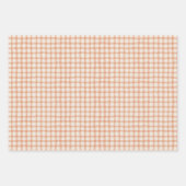 Feuille De Papier Cadeau Marques géométriques toniques chaudes (Devant 3)