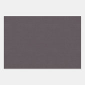Feuille De Papier Cadeau Marron foncé texturé (Devant 2)