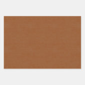 Feuille De Papier Cadeau Marron Texturé (Devant)