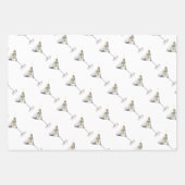 Feuille De Papier Cadeau Martini Cocktails Bar Motif (Devant 2)