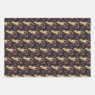 Feuille De Papier Cadeau Martyre de Saint-Sébastien par Andrea Vaccaro