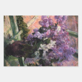 Feuille De Papier Cadeau Mary Cassatt - Lilacs dans une fenêtre (Devant 3)