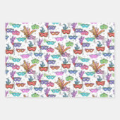 Feuille De Papier Cadeau Mascarade Mardi Gras Mascarade (Devant 2)