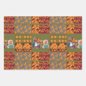 Feuille De Papier Cadeau Masha et 3 ours (Devant)