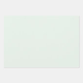 Feuille De Papier Cadeau Mason Jars Vert Orange Florales Verdure (Devant 3)