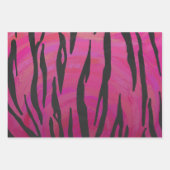 Feuille De Papier Cadeau Masque Visage Motif (Devant 3)