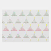 Feuille De Papier Cadeau Mathématiques arbres de Noël (Devant 3)