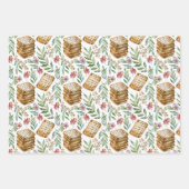 Feuille De Papier Cadeau Matzah de Pâque (Devant 3)