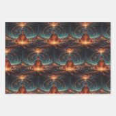 Feuille De Papier Cadeau Méditation Spirituelle (Devant 2)