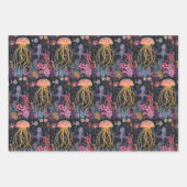 Feuille De Papier Cadeau Méduse lunaire (Devant)