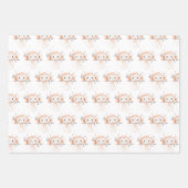 Feuille De Papier Cadeau Méduse mignonne (Devant)