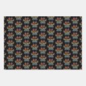 Feuille De Papier Cadeau Meilleur père de chat jamais (Devant)