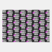 Feuille De Papier Cadeau Meilleure fille papa jamais Motif (Devant 3)