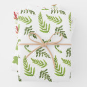 Feuille De Papier Cadeau Mélange de forêts (En situation)