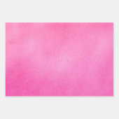 Feuille De Papier Cadeau Mélange Dégradé Solide Ombre Rose (Devant 3)