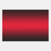 Feuille De Papier Cadeau Mélange noir violet rose chaud et rouge élégant Om (Devant 3)