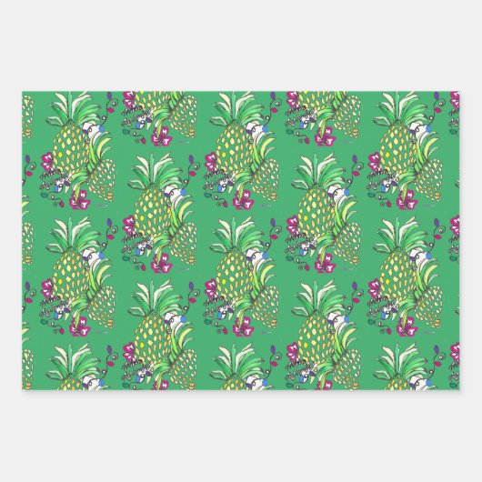 Feuille De Papier Cadeau Mele Kalikimaka (Devant 3)