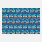 Feuille De Papier Cadeau Mele Kalikimaka Tropical Custom Beach Christmas (Devant 2)