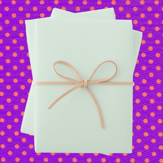 Feuille De Papier Cadeau Melon melon doux au miel couleur solide
