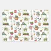 Feuille De Papier Cadeau Ménages (Devant)