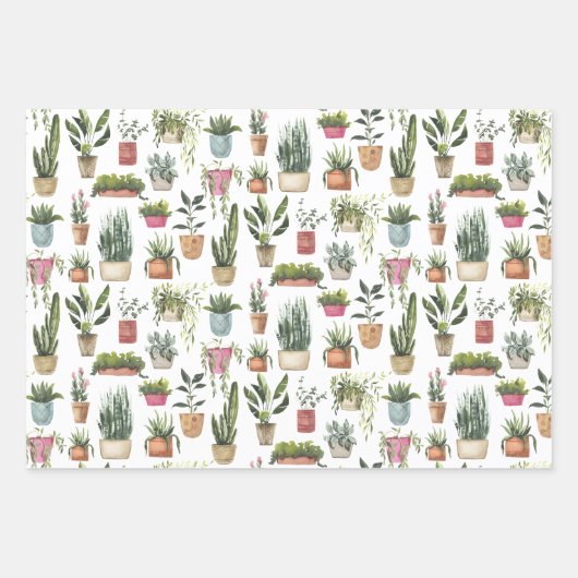 Feuille De Papier Cadeau Ménages (Devant 3)