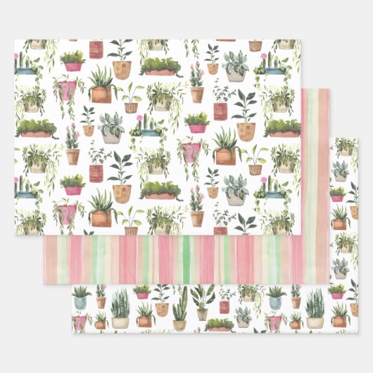 Feuille De Papier Cadeau Ménages (Lot)