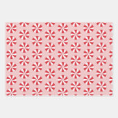 Feuille De Papier Cadeau Menthe de Noël (Devant 3)