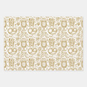 Feuille De Papier Cadeau Menu Oktoberfest Food (Devant 2)