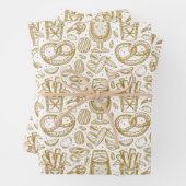 Feuille De Papier Cadeau Menu Oktoberfest Food (En situation)