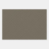 Feuille De Papier Cadeau Menzies Brown Tartan Scottish Plaid (Devant 3)