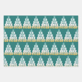 Feuille De Papier Cadeau Mer De Plage Et Salutations (Devant)